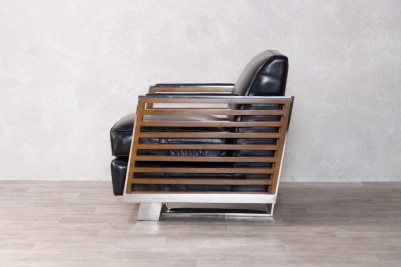 Black Victory Armchair Side View
